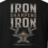 Iron Sharpens Iron Men's Christian T-Shirt – Proverbs 27:17
