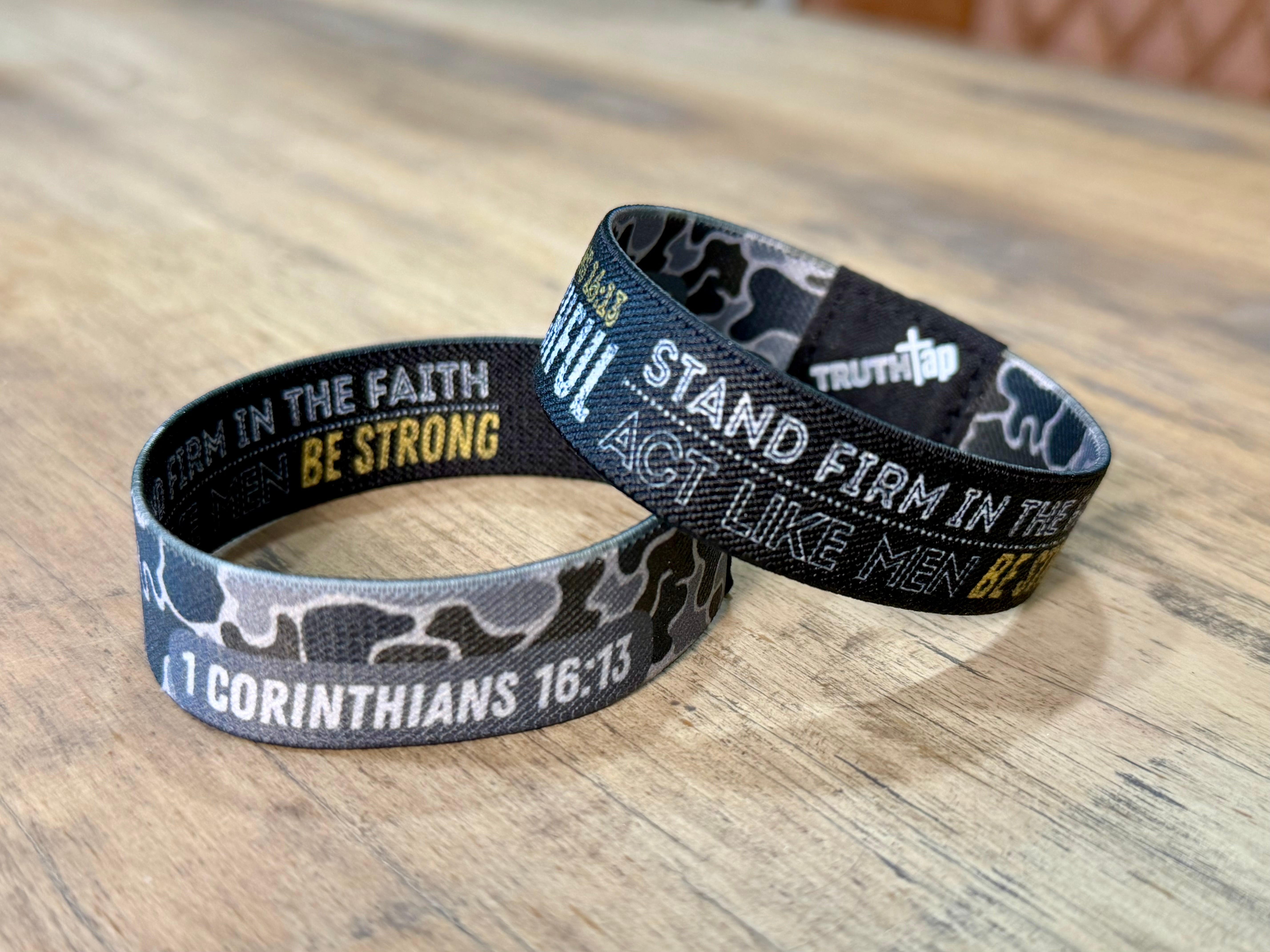 Christian NFC Bracelet – TruthTap™ MAN OF GOD Identity – Scripture Faith Bracelet