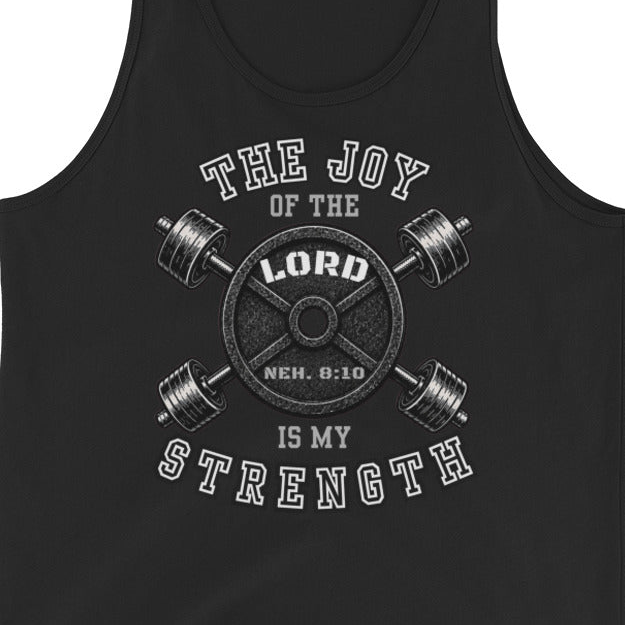 Joy of the Lord Men's Christian Tank Top – Nehemiah 8:10