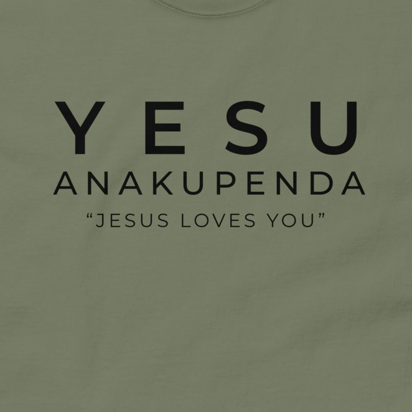 Yesu Anakupenda – "Jesus Loves You" Christian T-Shirt